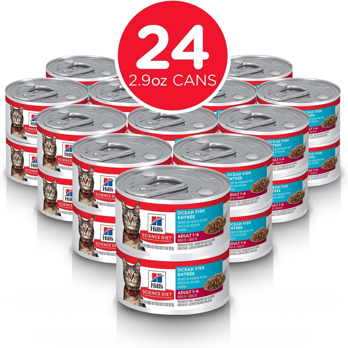 Hill's Science Diet Adult Ocean Fish Entree Canned Cat Food