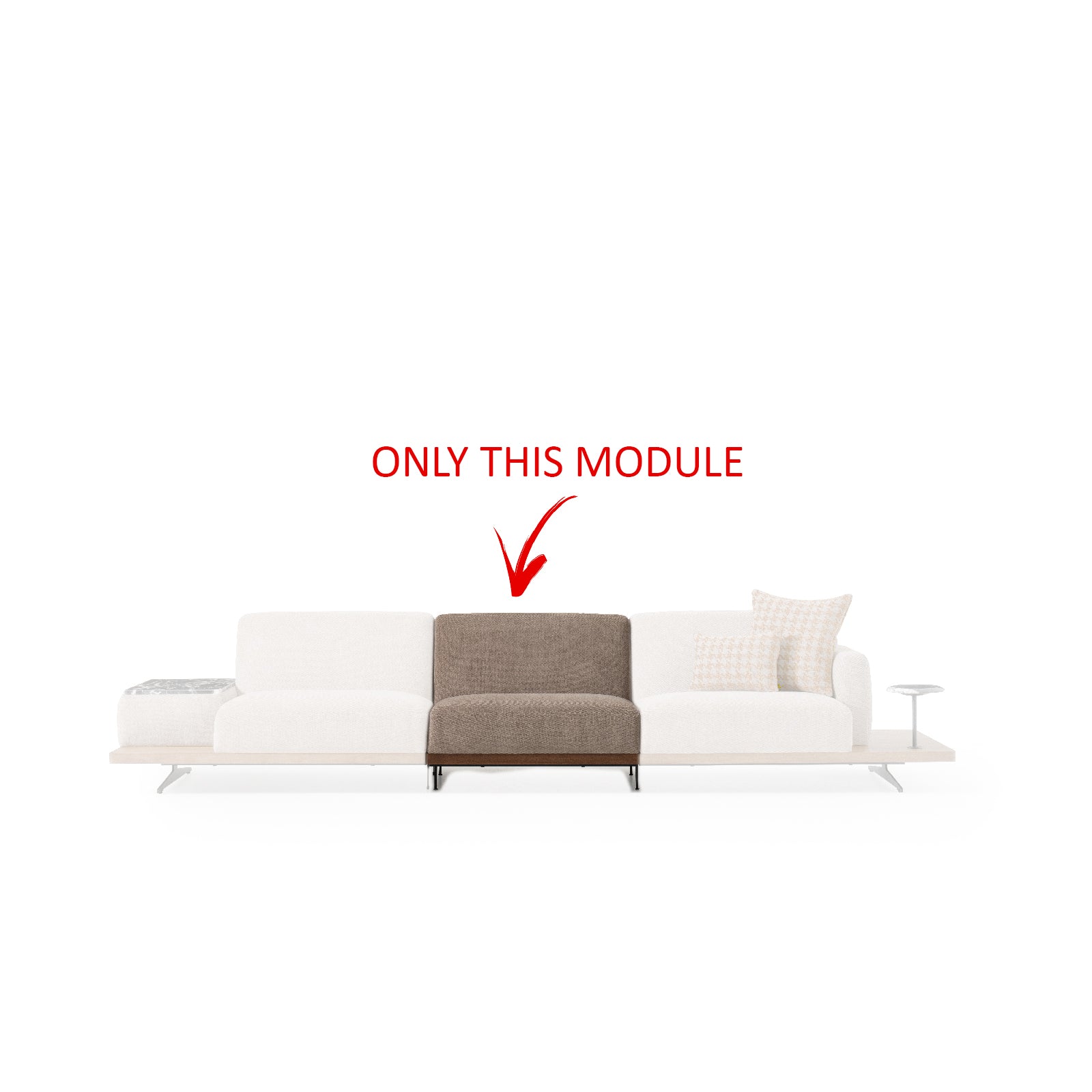 Orissa Sofa Inter Module Without Arm Orsaim-Sofa