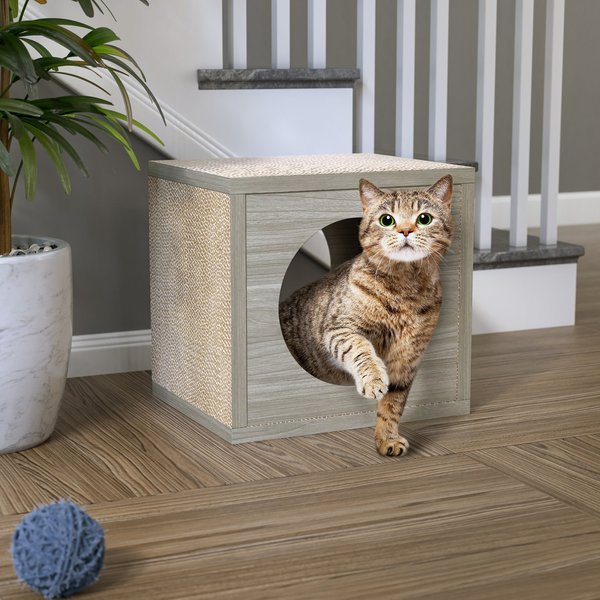 Way Basics 12.6-in Katsquare Cube Scratching Post