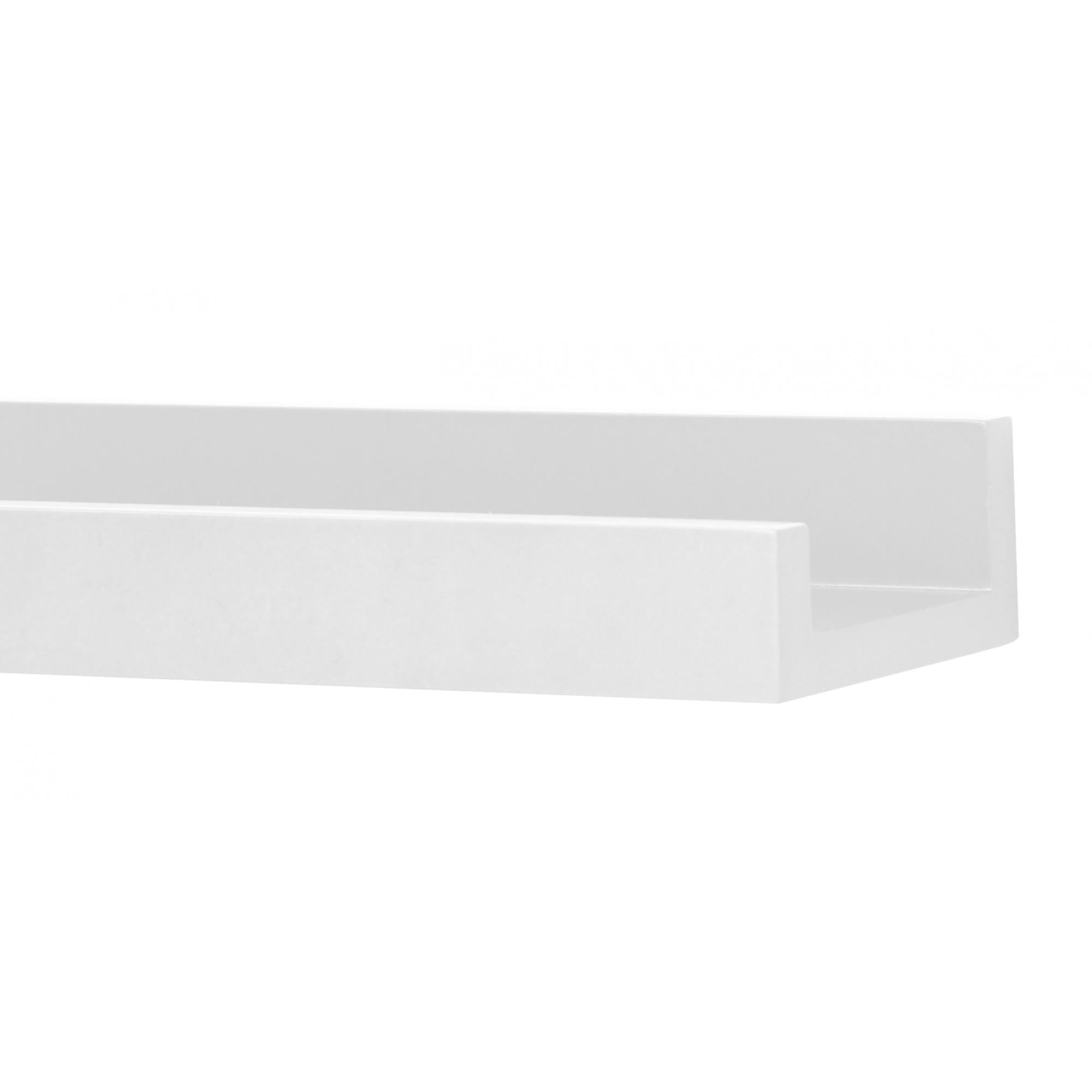 KG Medium Density Fiberboard Floating Shelf, Set of 2, White