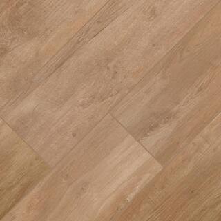 MSI 12 in. x 48 in. Lukas Brown Porcelain Paver Tile Brown (8 sq. ft.Case) LHDPAVNLBE1248C