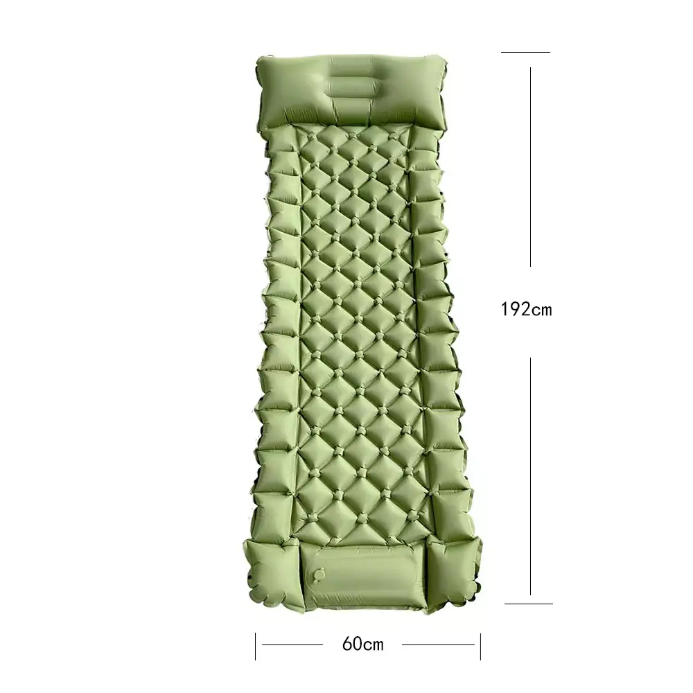 Snbo Outdoor Camping Ultralight Inflatable Sleeping Pad Air Mattress Self Inflating Patio Folding Floor Sleep Mats