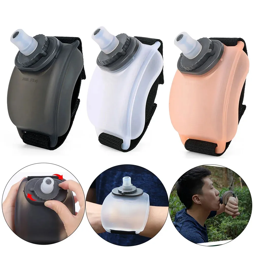 Mini Running Wrist Water Bottle Kettle Holder Outdoor Camping Hiking Supplies Portable Water Cup for Riding Climbing