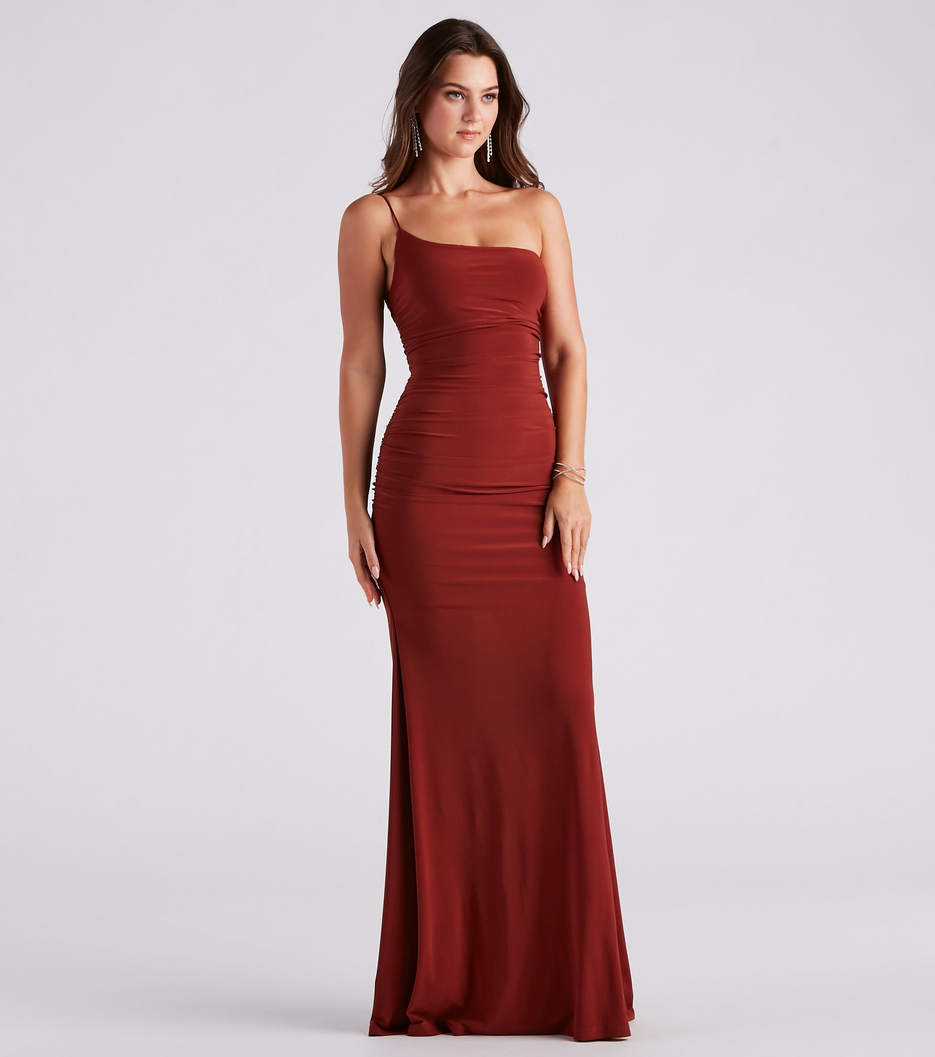 Paige Formal Ruched Mermaid Dress