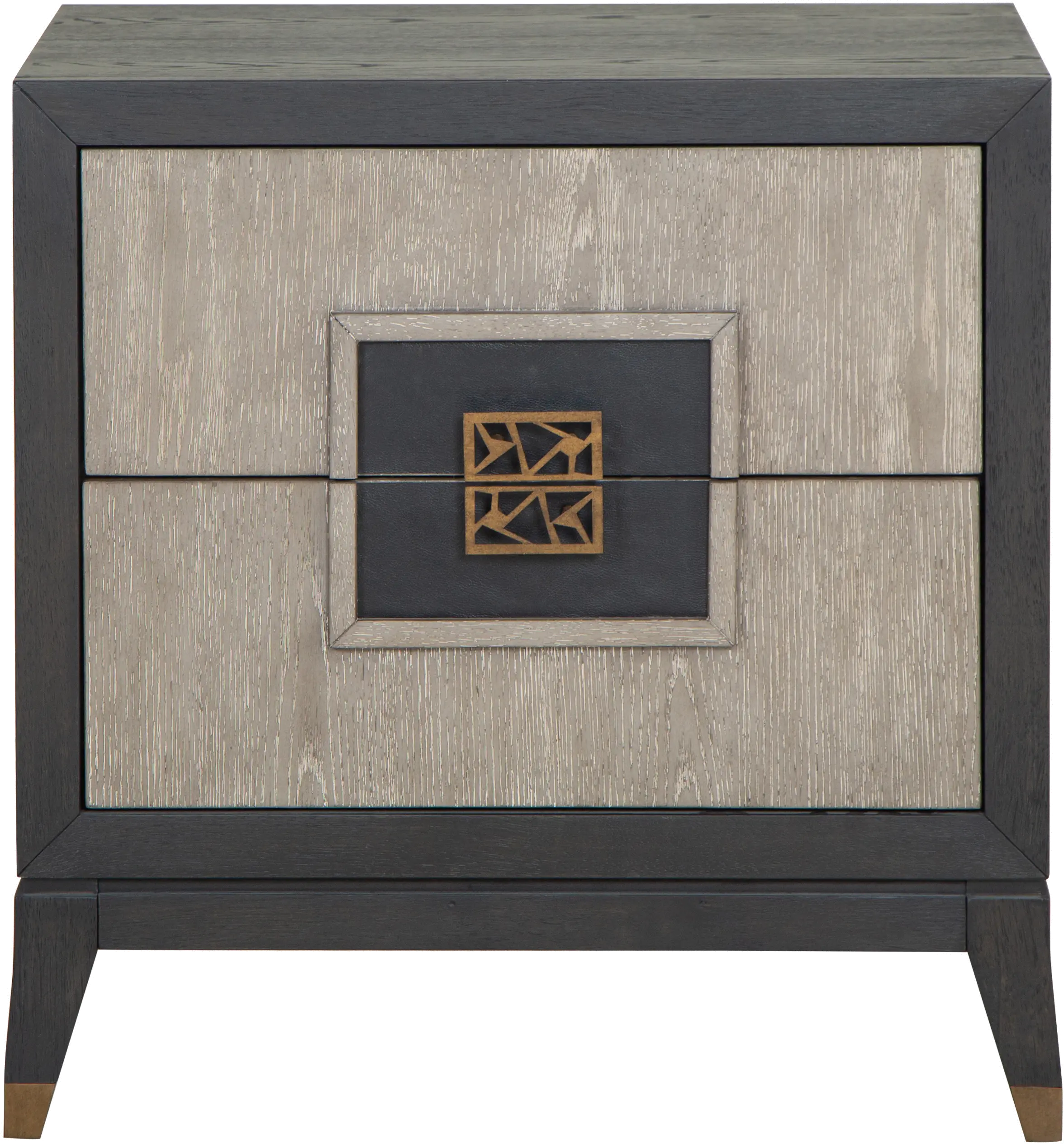 Ryker Black and Gray Nightstand