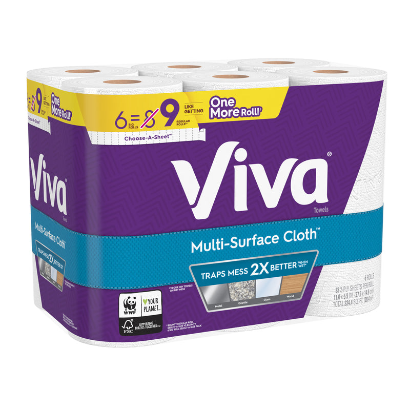 VIVA MSC TOWELS 6PK