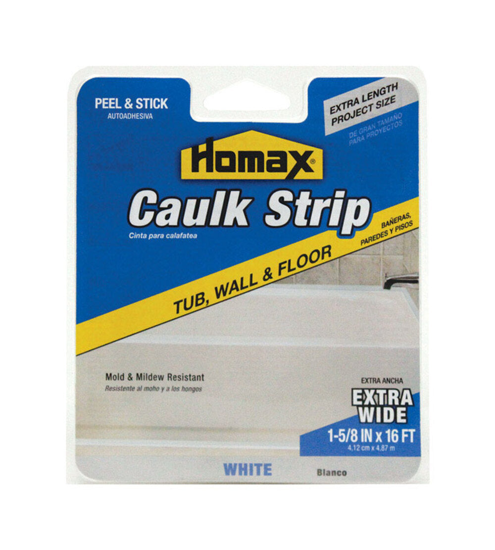 CAULK STRP WHT 1-5/8X16'