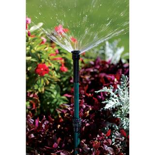 Orbit Aluminum Adjustable Height Pressure Regulated Pop-Up Shrub Riser Sprinkler 16 in. - 30 in. with 15 ft. Adjustable Nozzle 37335