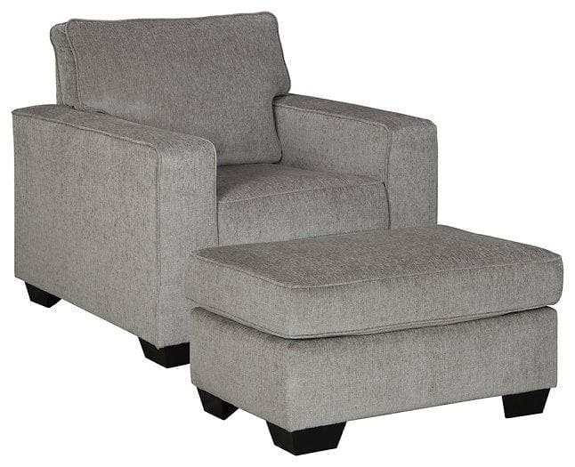 (Online Special Price) Altari Chair & Ottoman Set / 2pc