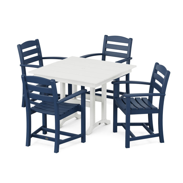 Polywood La Casa Café 5-Piece Farmhouse Dining Set PWS1146-1