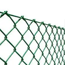 Diamond Mesh Fence Wire Privacy Pvc Coated Chain Link Fence Roll 50ft 6ft