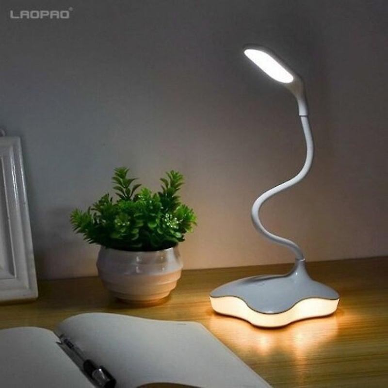 Led Desk Lamp Touch Usb 3 Level Dimmable Table Study Reading Light White