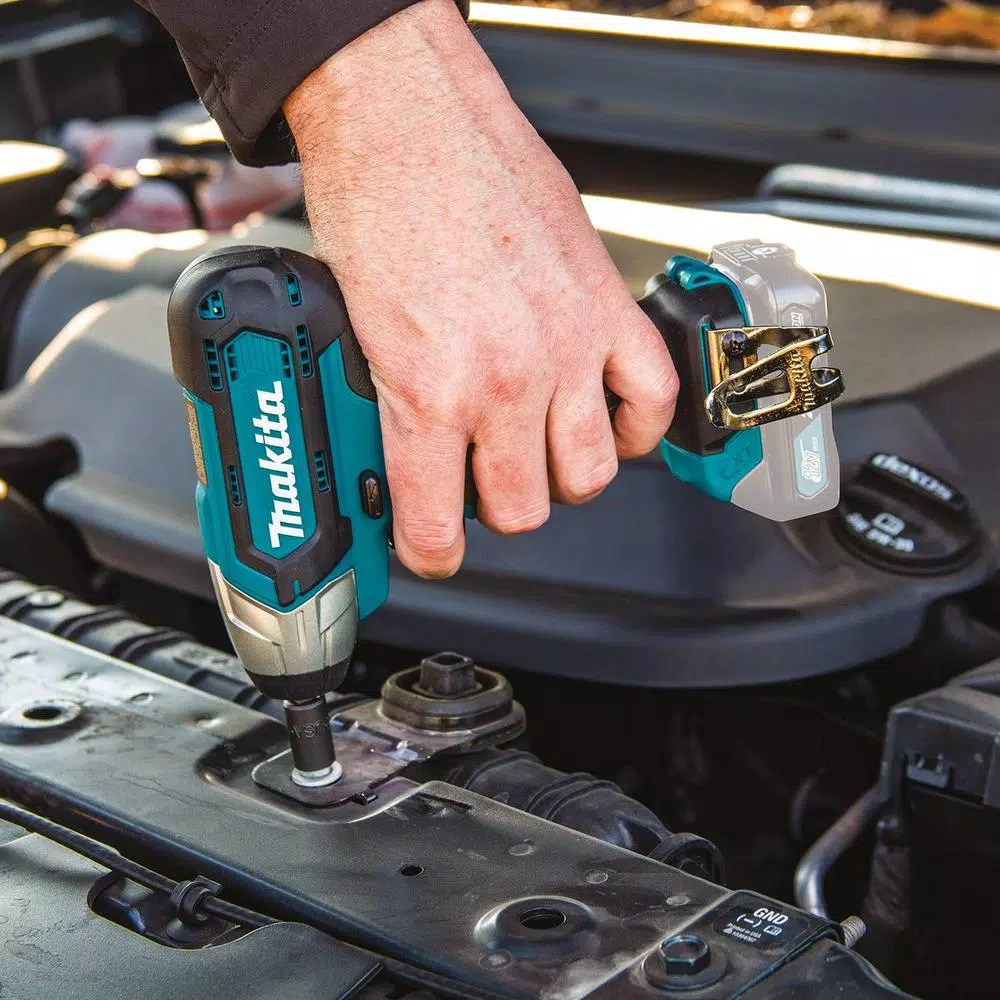 Makita 12-Volt MAX CXT Lithium-Ion Cordless 1/4 in. Sq. Drive Impact Wrench with Bonus 12-Volt MAX CXT Battery Pack 4.0Ah and#8211; XDC Depot