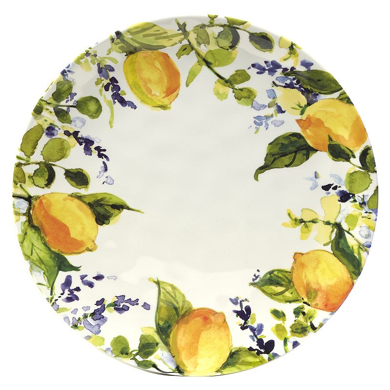 Certified International Lemon Zest 12-pc. Melamine Dinnerware Set