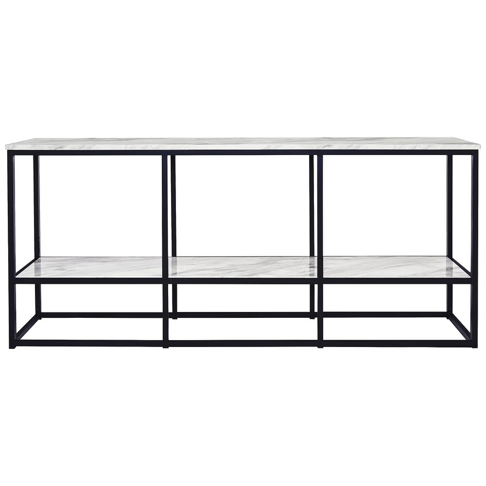 Donnesta Contemporary Extra Large TV Stand  Steel