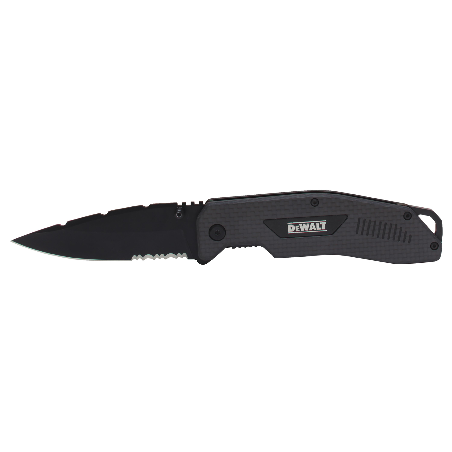 DW 8 in. Folding Pocket Knife Black/Gray 1 pk