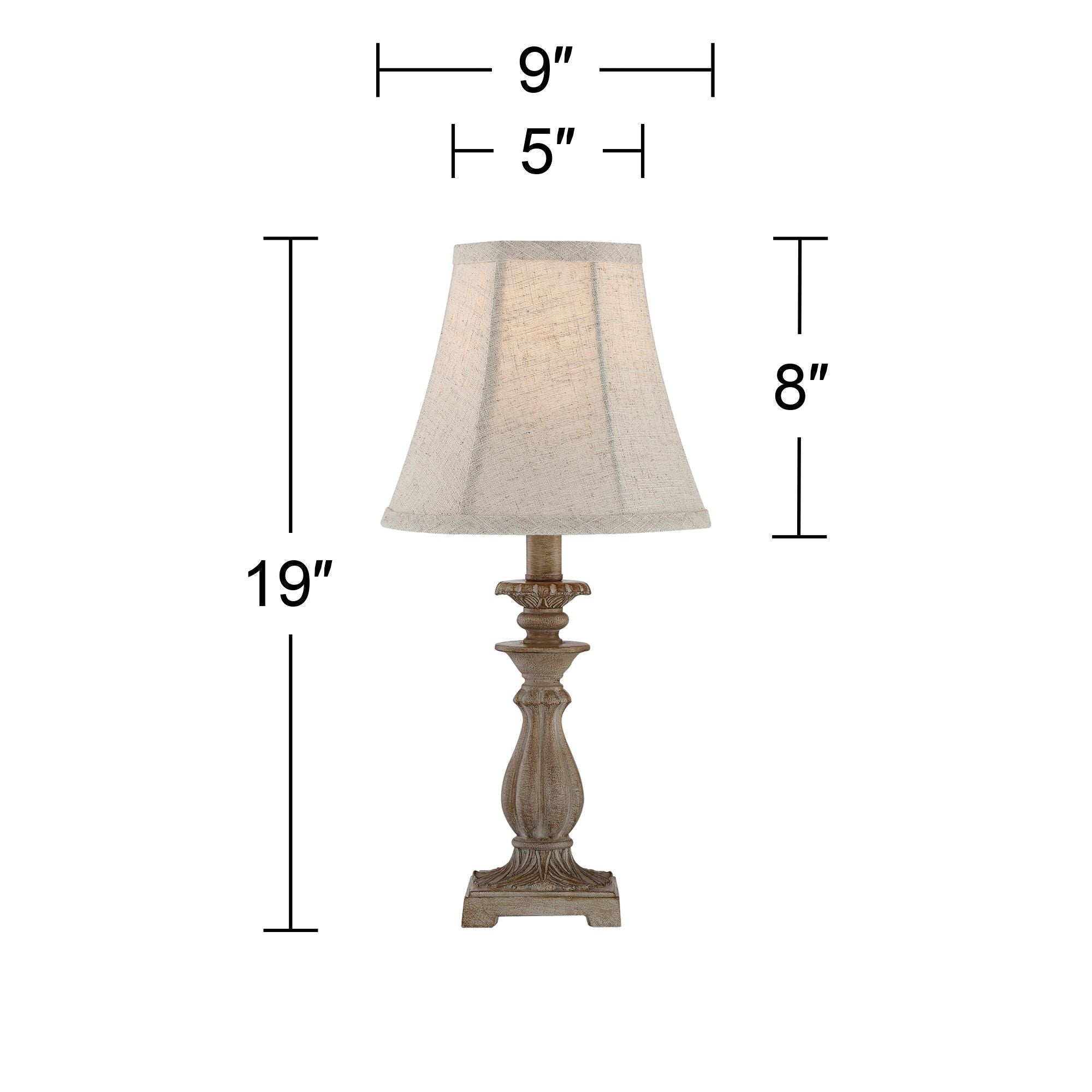 Regency Hill Traditional Accent Table Lamps 19