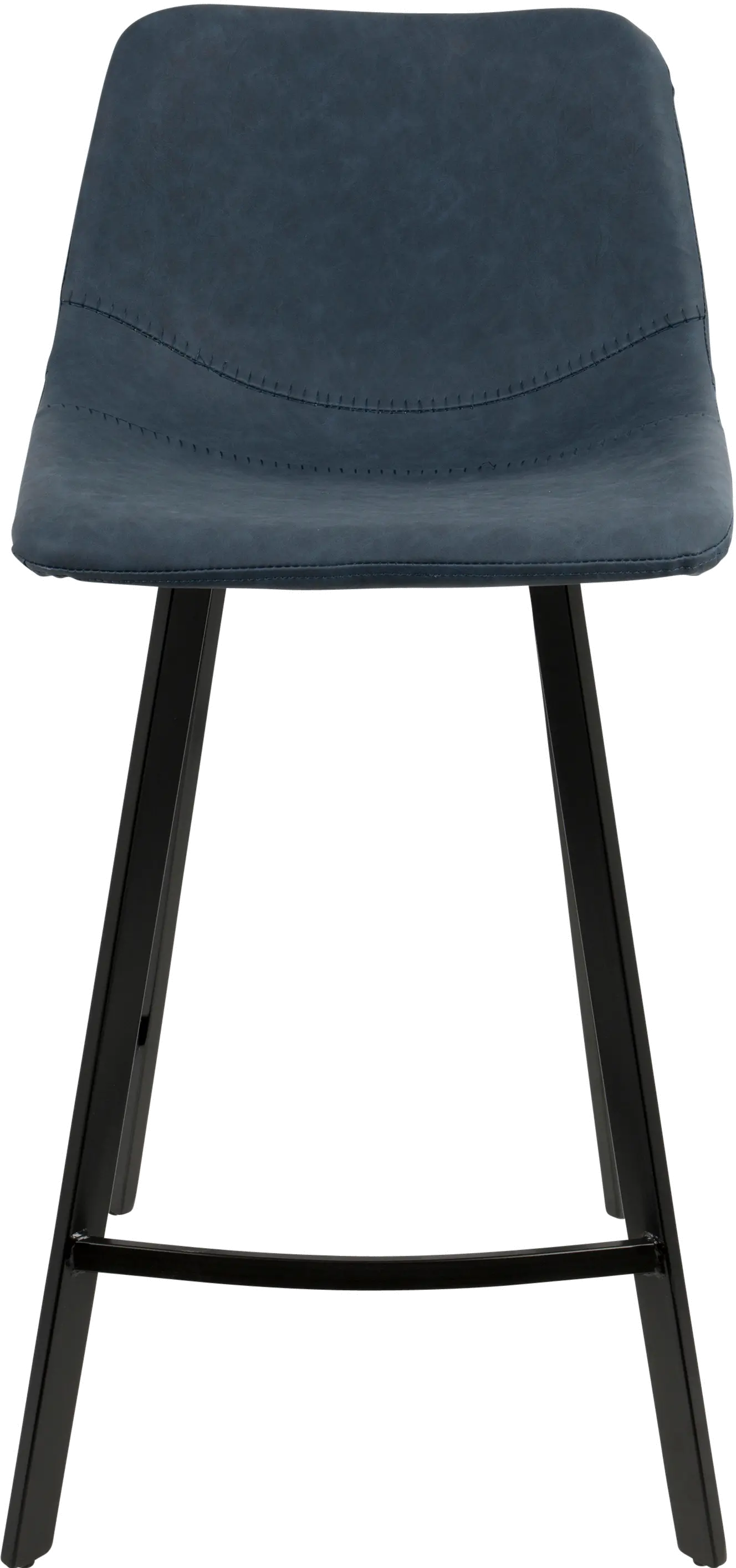 Outlaw Blue Counter Height Stool， Set of 2