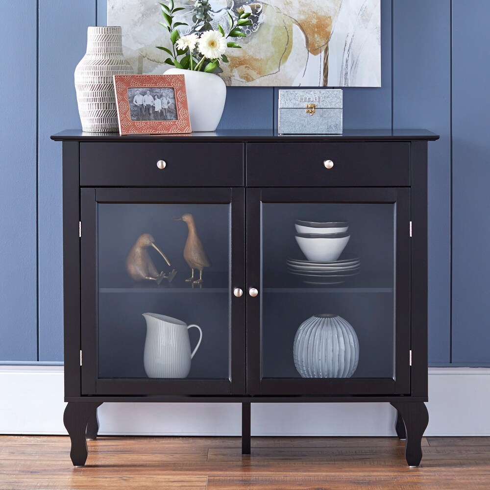 Copper Grove Rawdon Glass Front Buffet/Sideboard