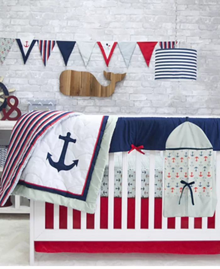 Pam Grace Creations 6 Piece Crib Bedding Set