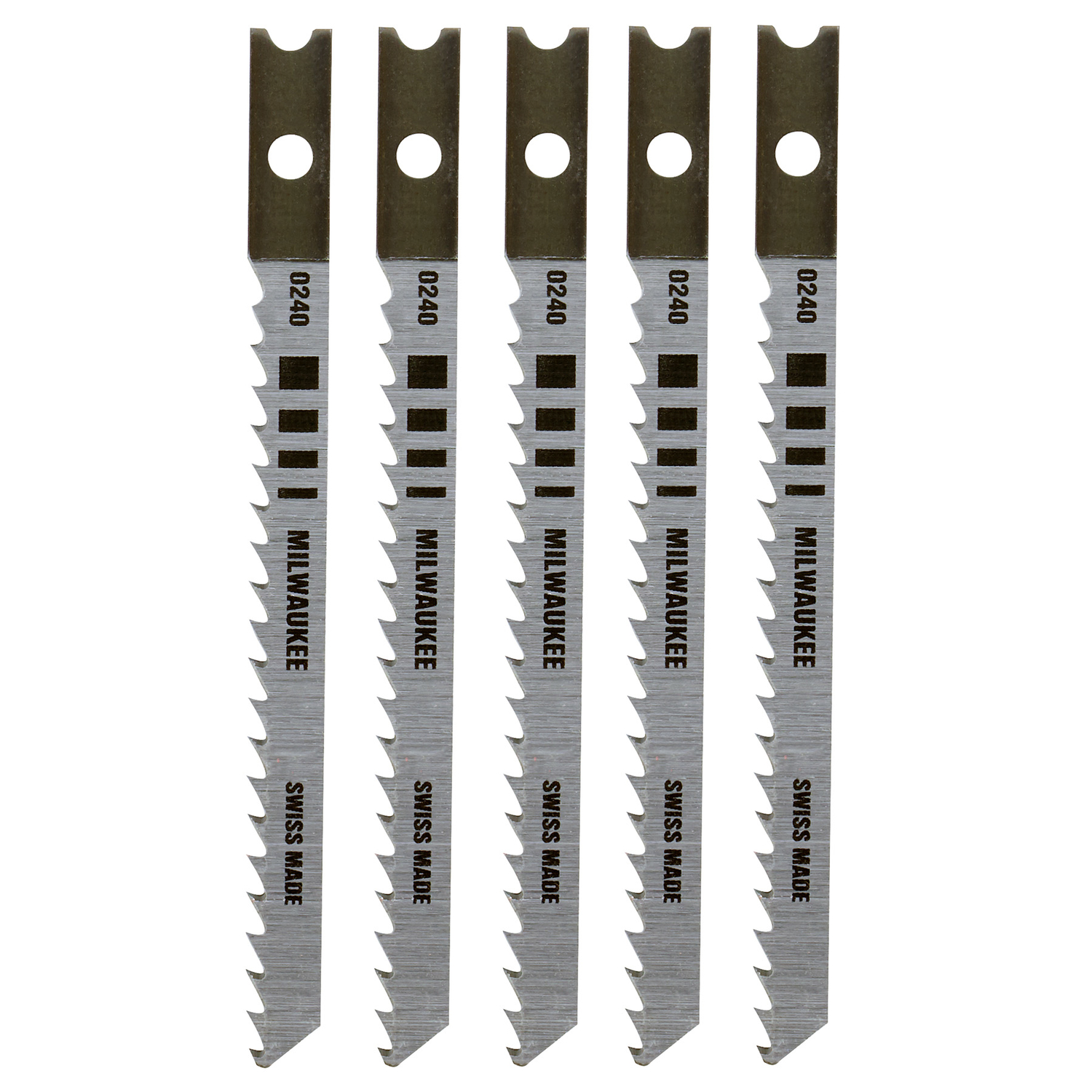 MW 3-1/8 in. High Carbon Steel U-Shank Wood cutting Jig Saw Blade 8 TPI 5 pk