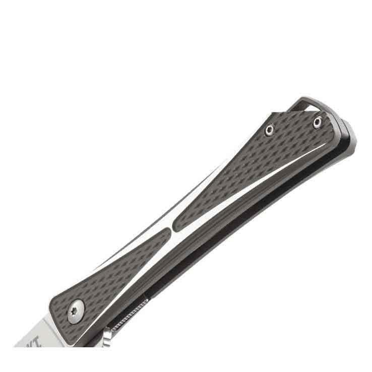 CRKT Crossbones EDC 3.5 inch Folding Knife  Gray