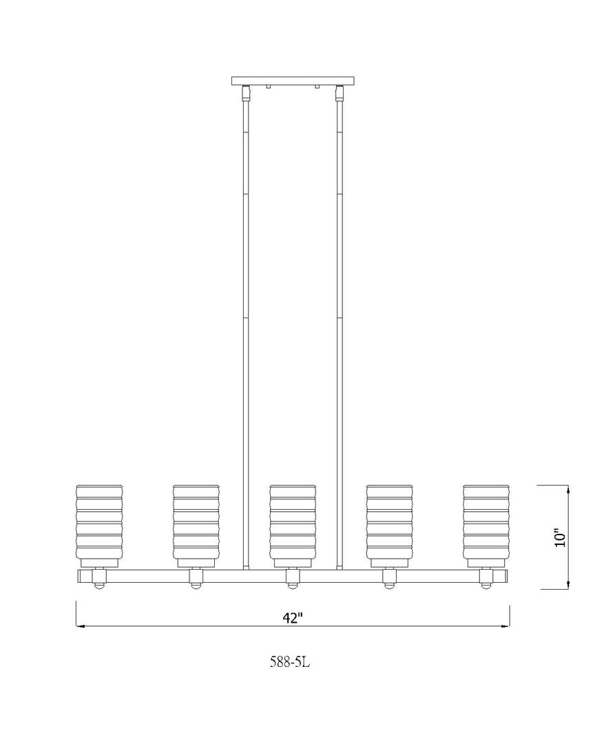 Z-Lite 5885LBK