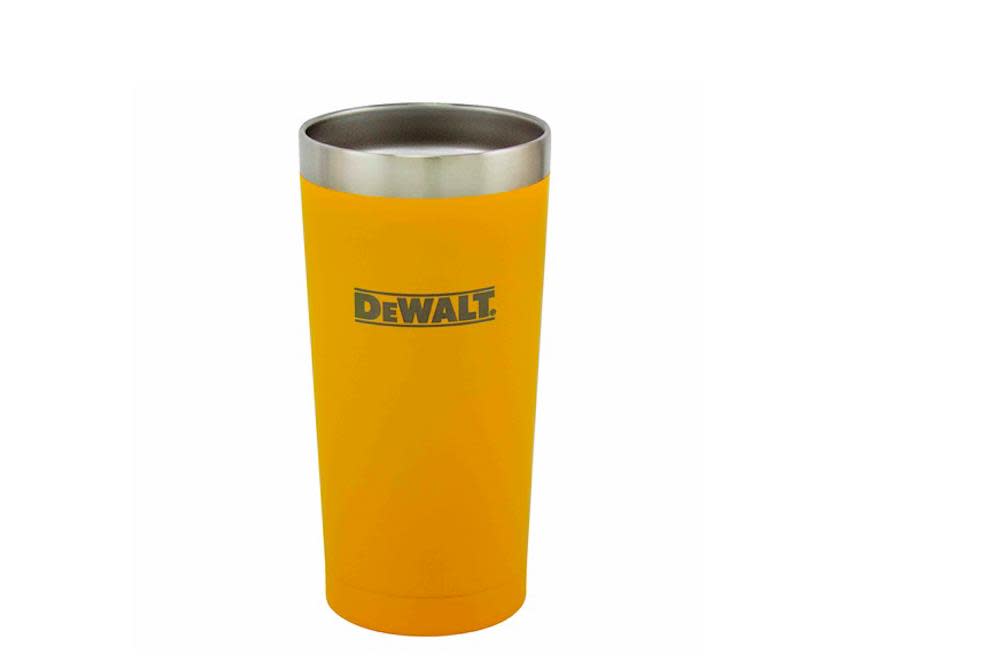 DEWALT 20 Oz. Yellow Powder Coated Tumbler DXC20OZTYS from DEWALT