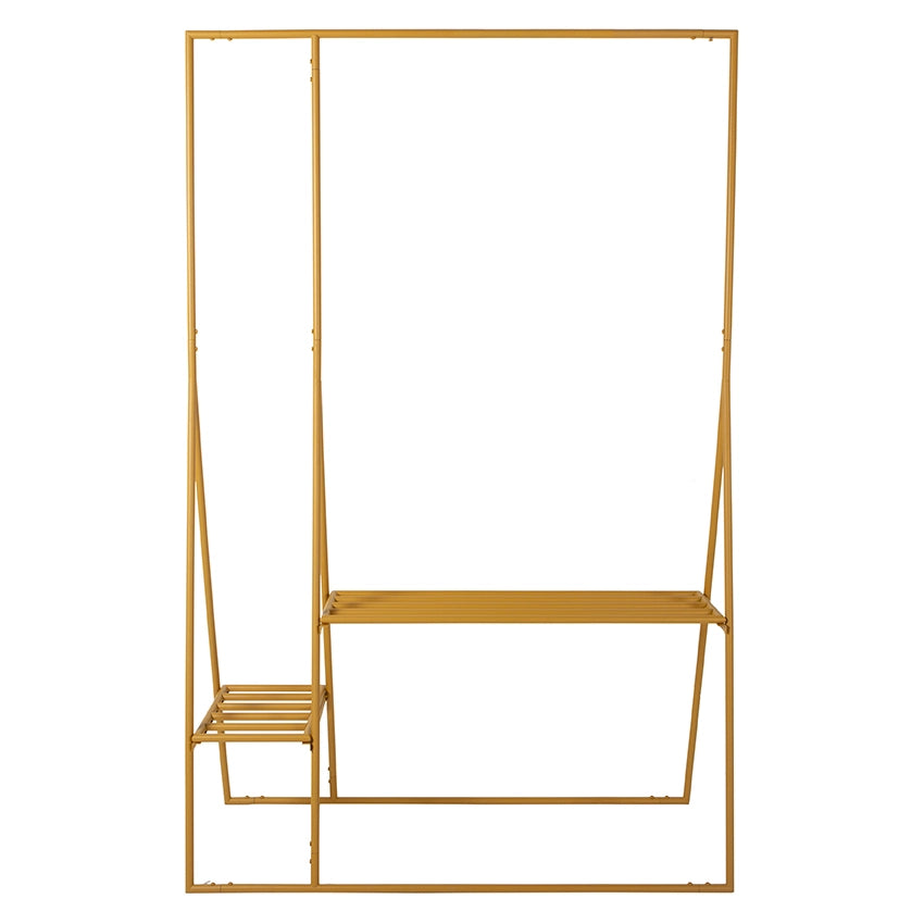 Open wardrobe rack - ginger orange