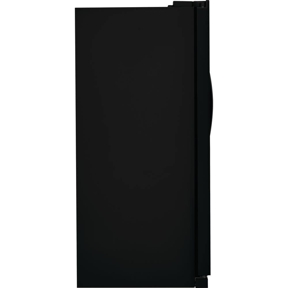 Frigidaire 22.3 cu. ft. 33 in. Side by Side Refrigerator in Black Standard Depth FRSS2323AB