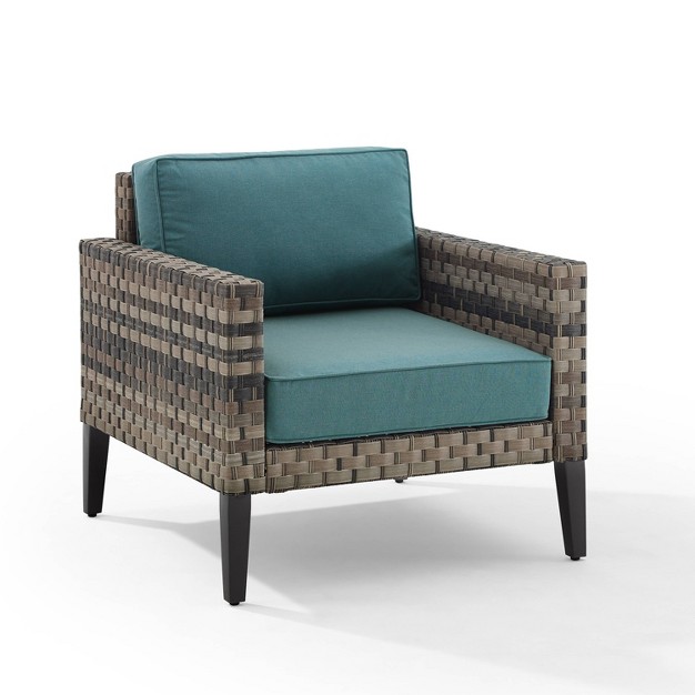 Prescott Outdoor Wicker Armchair Crosley