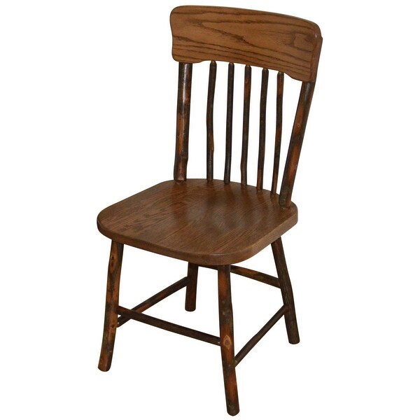 Hickory Panel Back Dining Chair