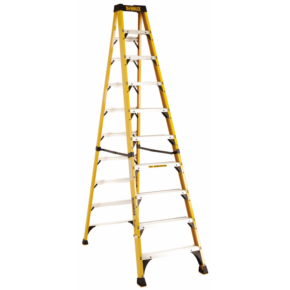 10' Fiberglass Step ladder 375lbs.