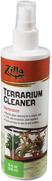 Zilla Reptile Terrarium Cleaner， 8-oz bottle