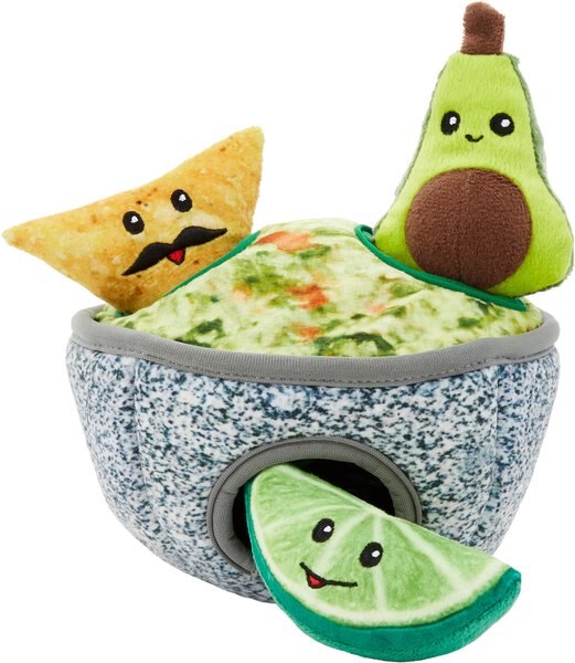 Frisco Guacamole Hide and Seek Puzzle Plush Squeaky Dog Toy