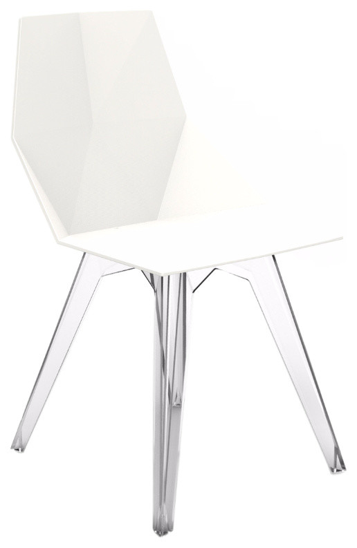 Vondom Faz Indoor/Outdoor Dining Side Chair   Contemporary   Outdoor Dining Chairs   by Vondom  Houzz