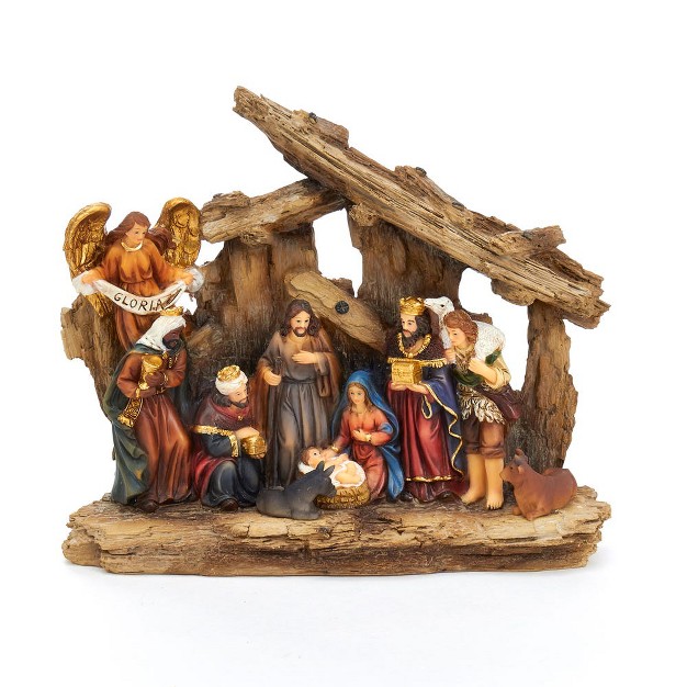 Resin Nativity 11 Piece Set