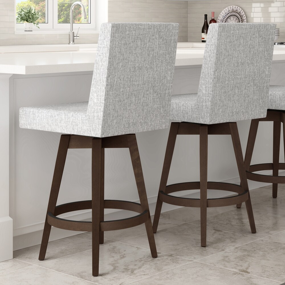 Amisco Dustin Swivel Counter and Bar Stool