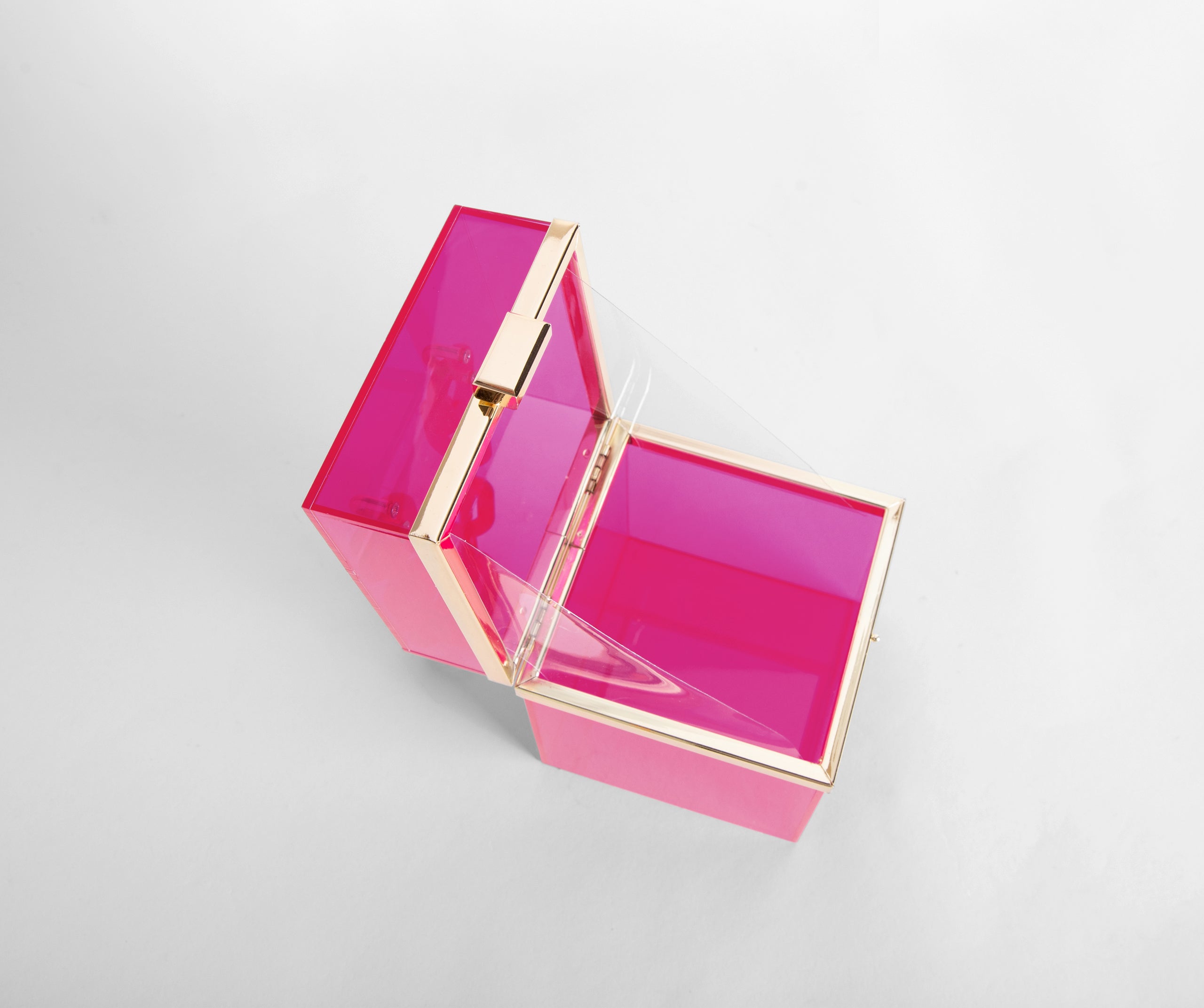 Outside The Box Acrylic Clutch