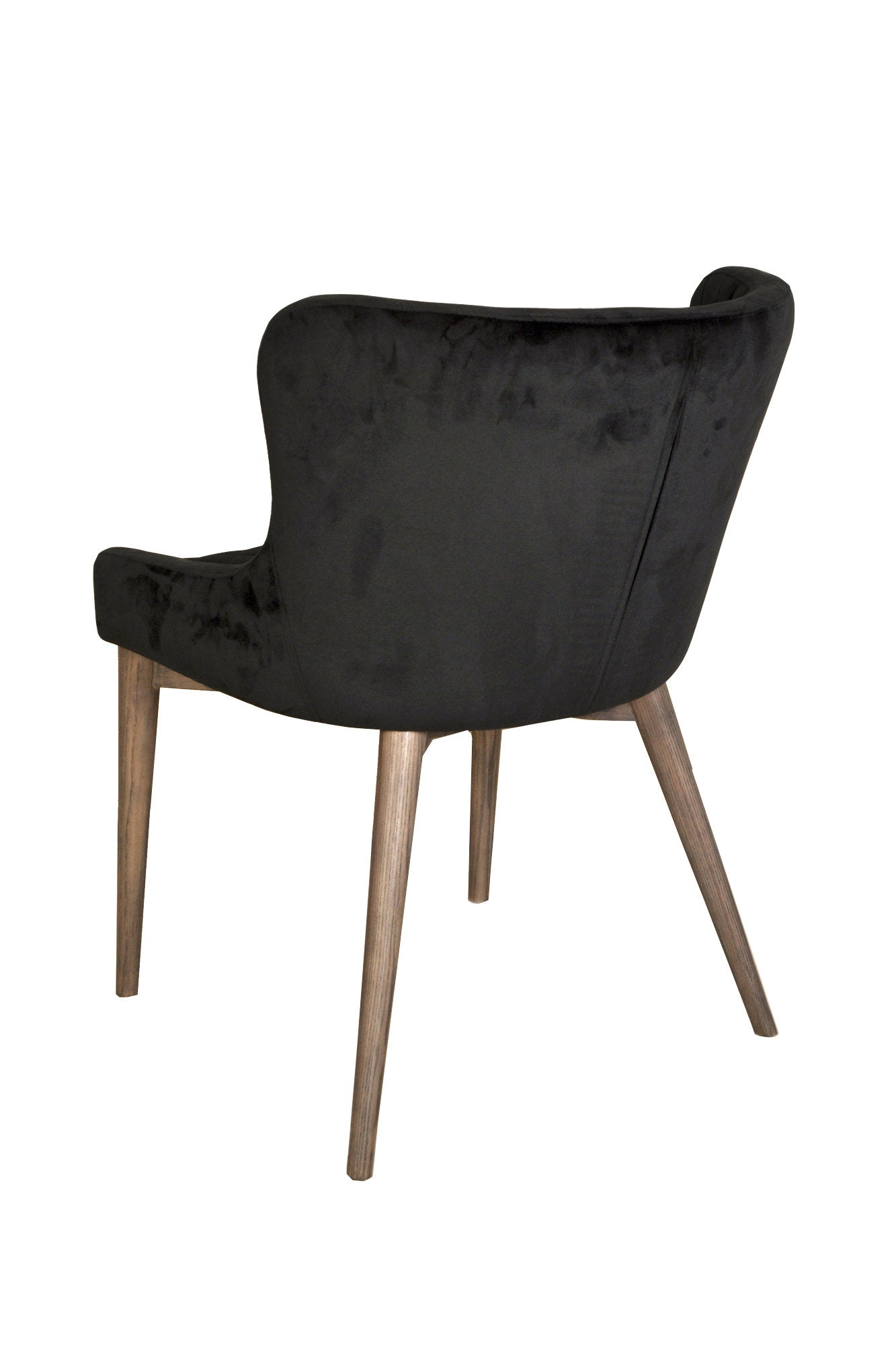 Mila Dining Chair - Black Velvet