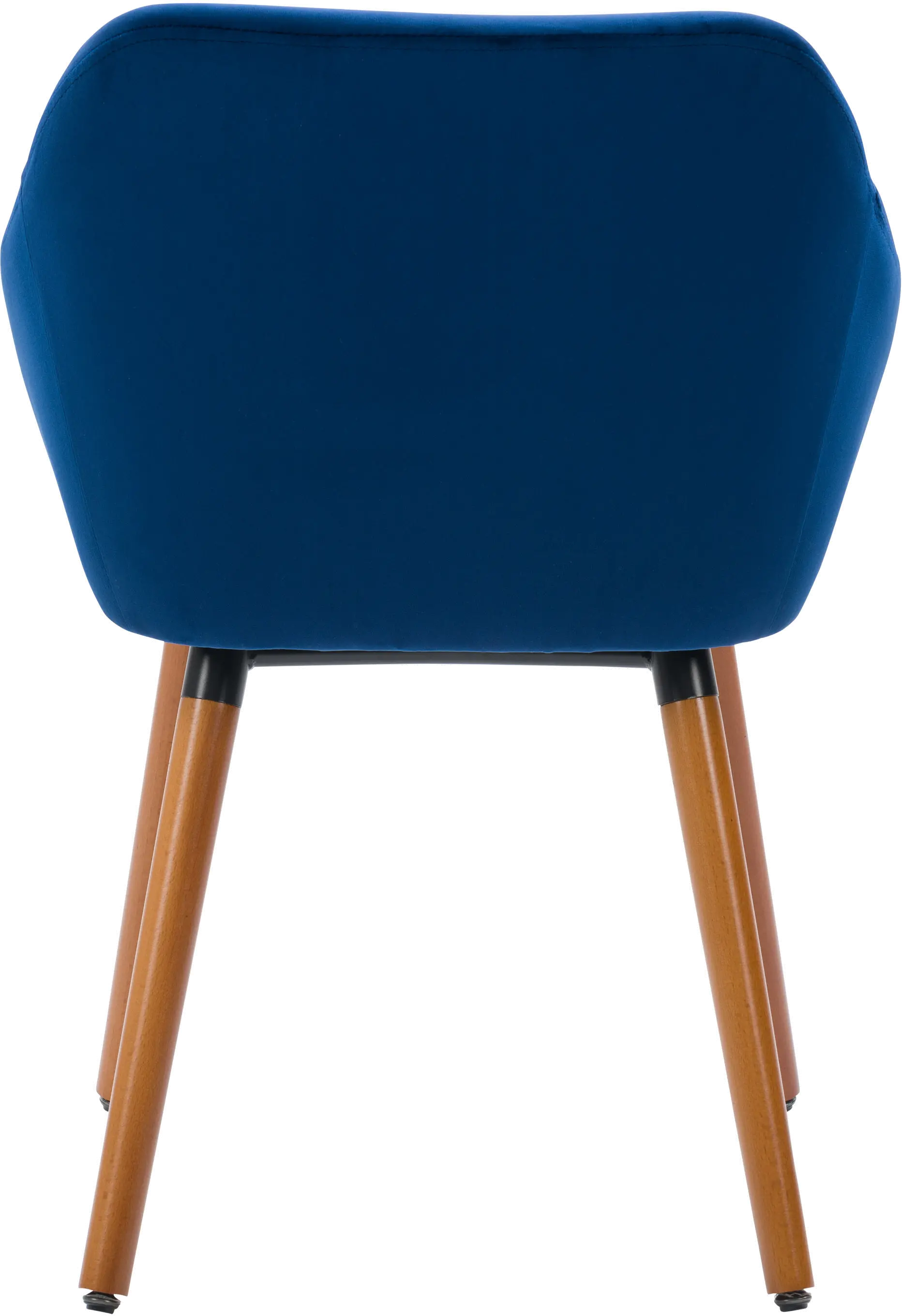 Ayla Navy Velvet Side Chair