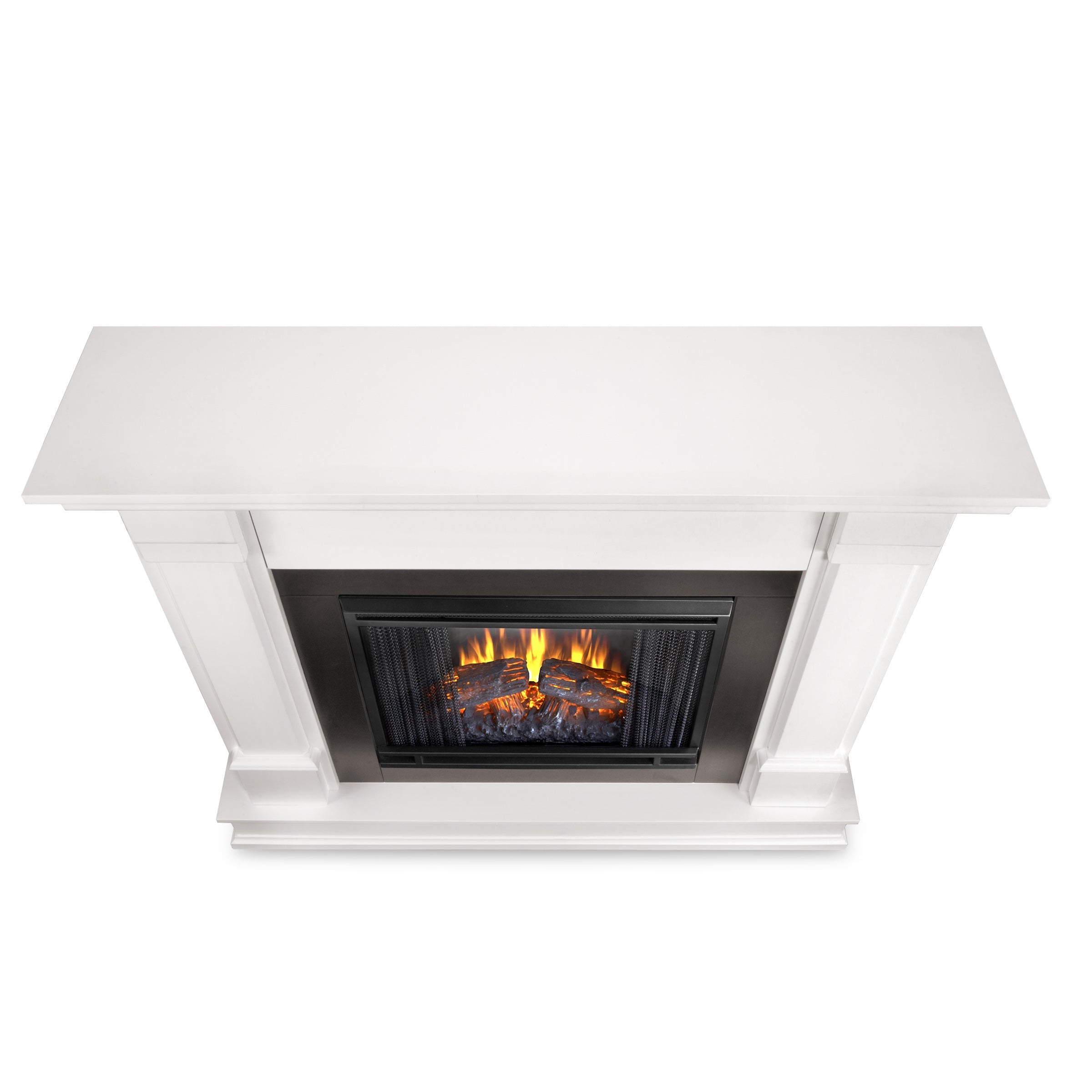 Silverton Electric Fireplace in White by Real Flame