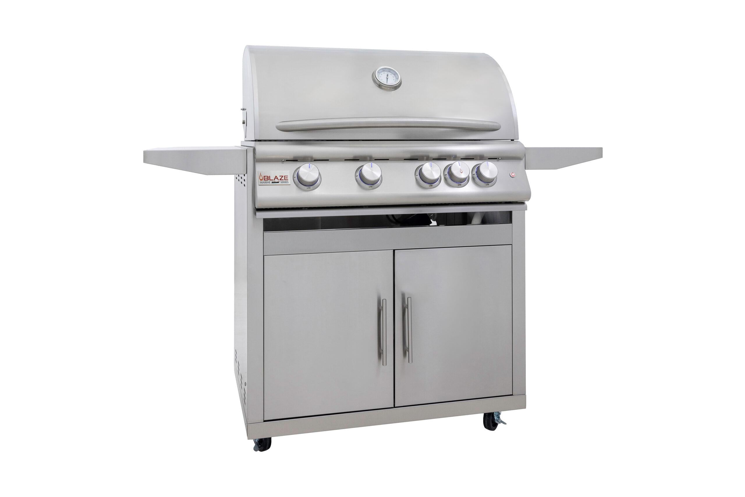 Blaze Grills BLZ4LTE3MGNG Blaze 4-Burner Marine Grade Premium Lte+, With Fuel Type - Natural Gas