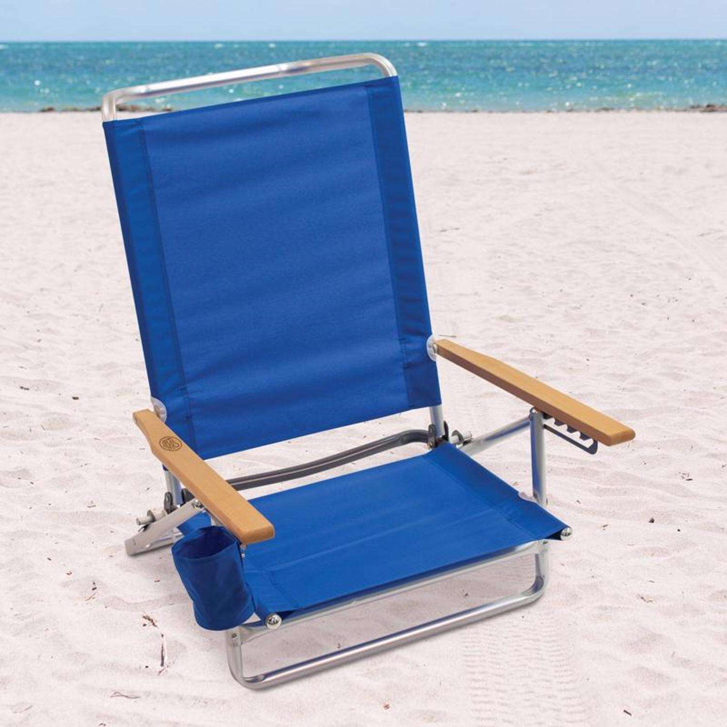 Rio Brands 5-Position Assorted Beach Folding Chair