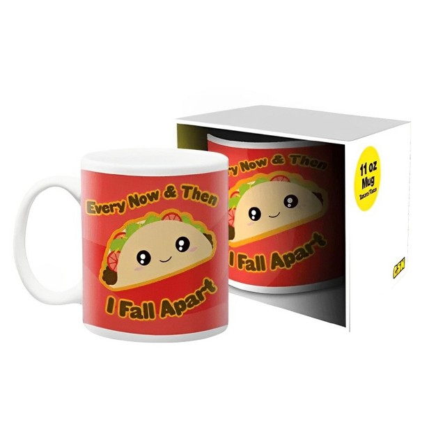 Gsn Kawaii Foods Taco 11 Ounce Ceramic Mug