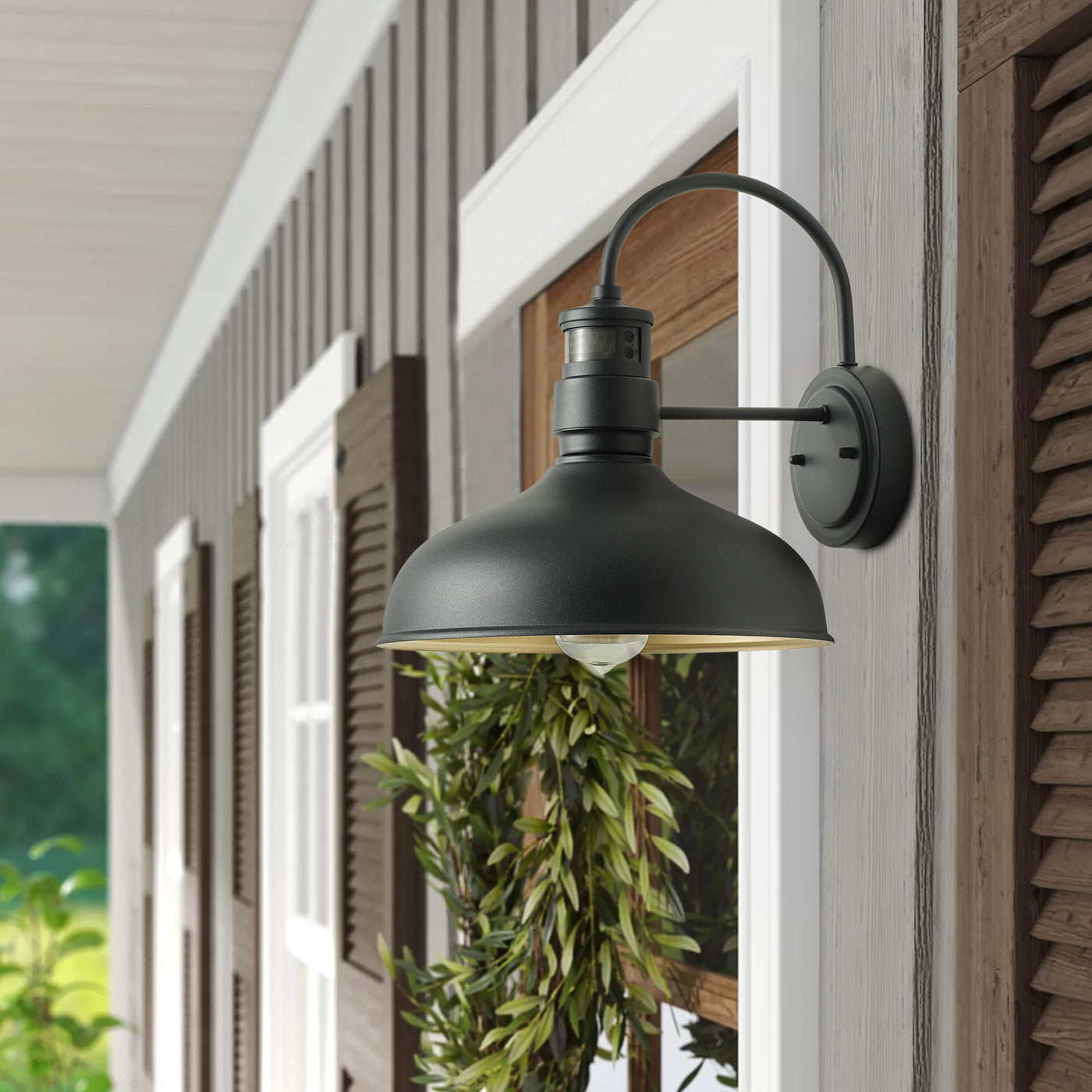 Aiwen Porch Wall Lamp Motion Sensor Wall Sconce Antique Outdoor Light Fixture