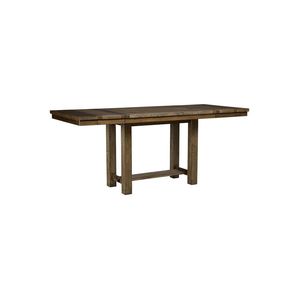 Moriville Counter Height Extension Table   Grayish Brown