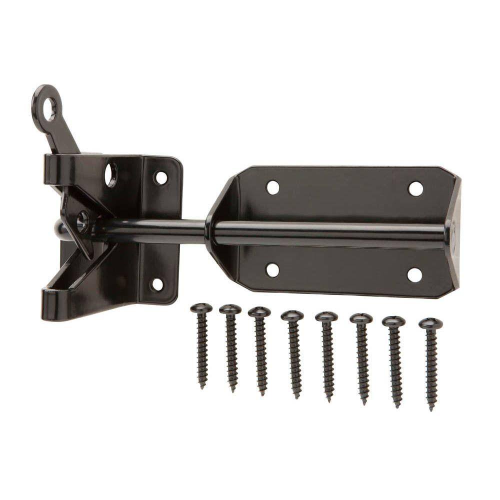 Everbilt Black Heavy Duty Gate Latch 15048