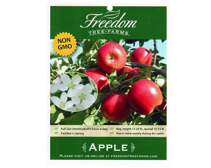 Freedom Tree Farms Red Delicious Apple Tree in 5 Gallon Bucket