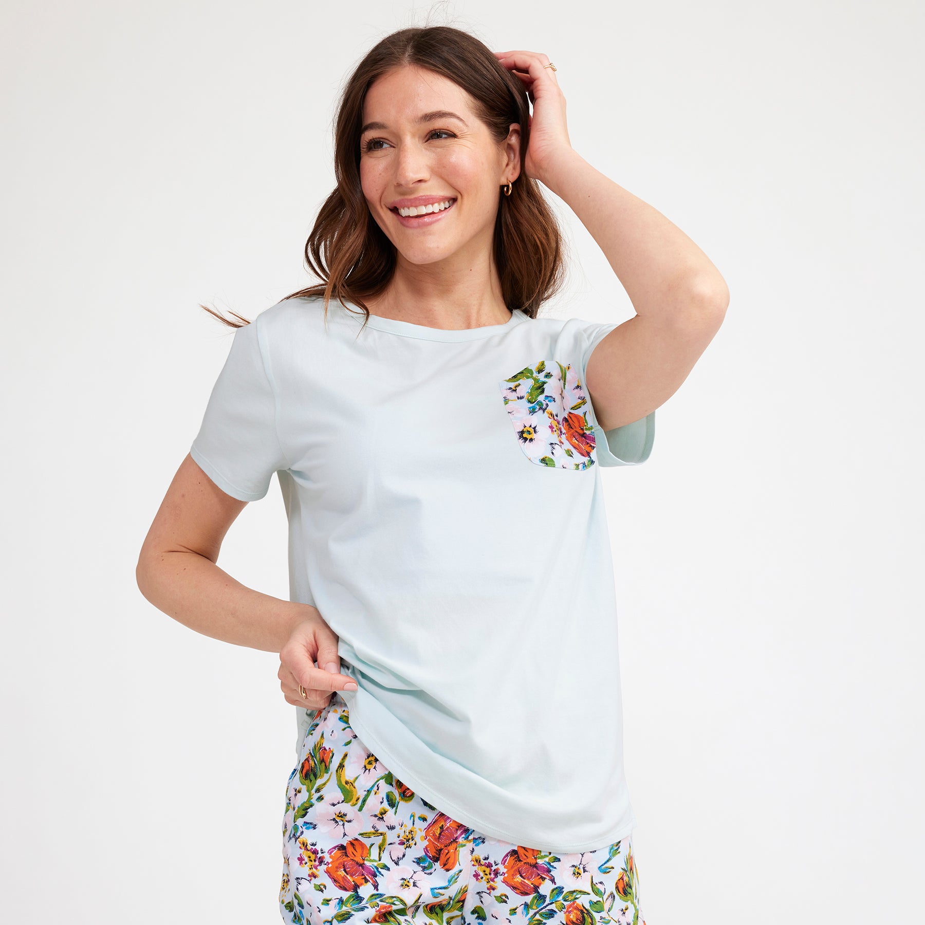 Short-Sleeved Pajama Tee